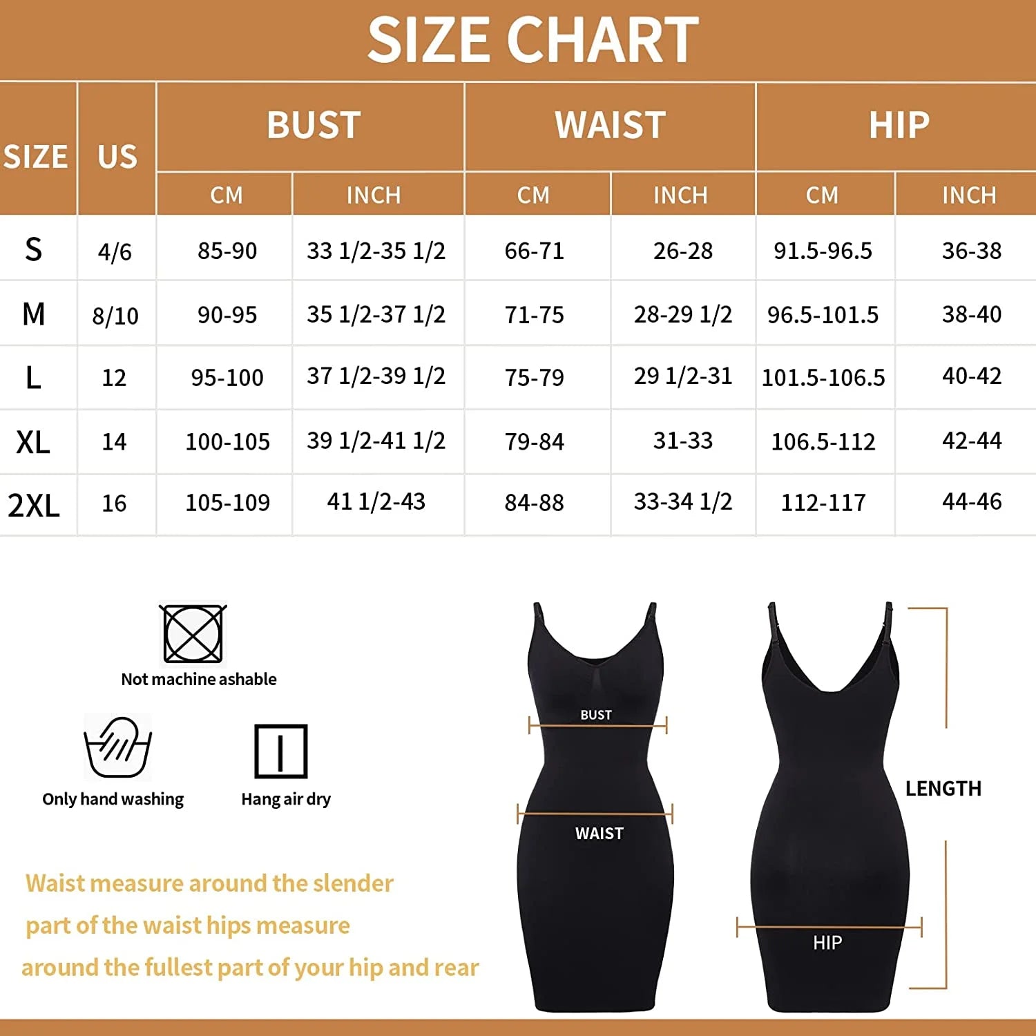 Women'S Shapewear Slips for under Dresses Tummy Control Seamless Full Silps Spaghetti Strap
